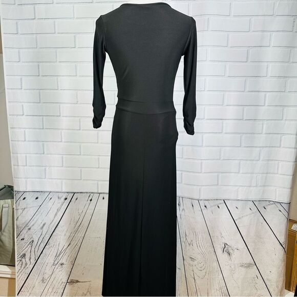 Jasmine Black Long Sleeve Romper with Train - Size Small - Picture 7 of 12